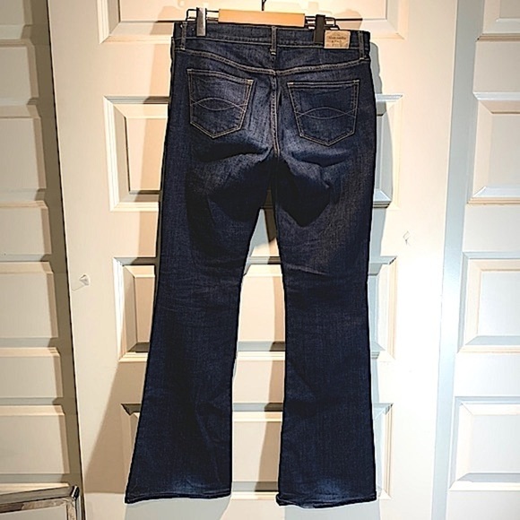 Abercrombie & Fitch Madison Jeans 8L Boot cut stretch blue pants - Picture 4 of 7